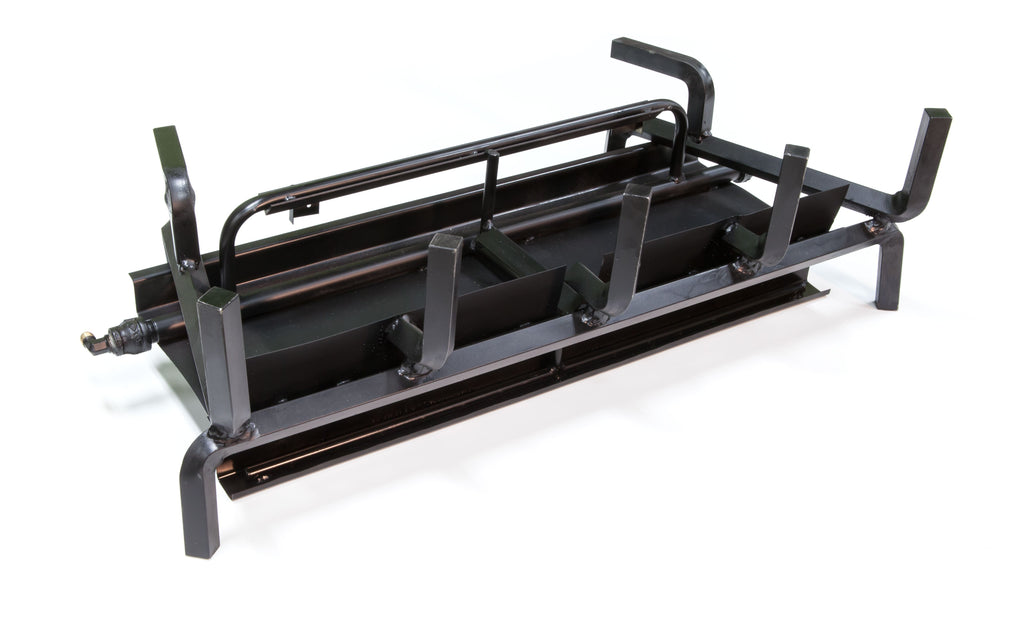 Grand Canyon Gas Logs Jumbo See Through Stainless Steel Burner