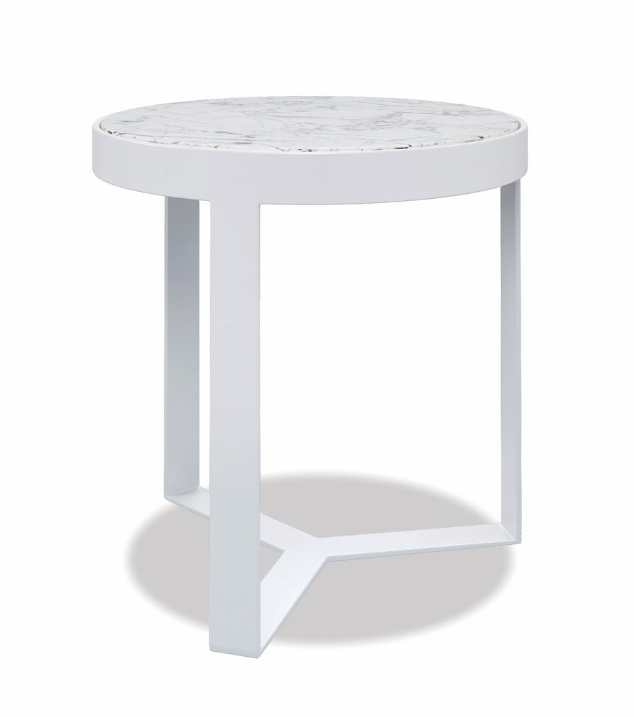 Sunset West Contemporary Round End Table