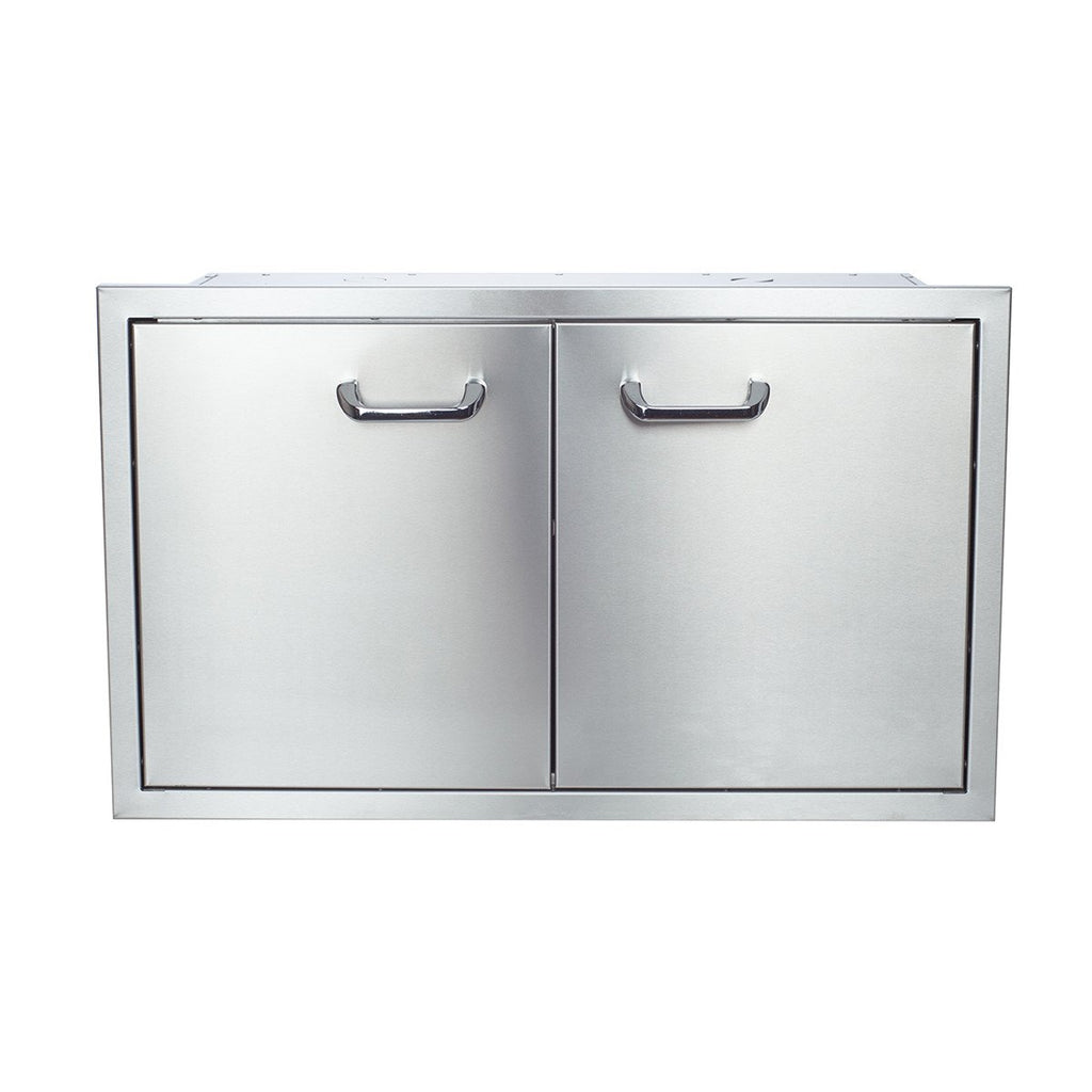 Hasty Bake Stainless Steel Enclosed Cabinet Shelf Unit