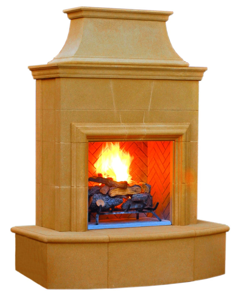 American Fyre Designs Fireplace Phoenix 4" Roundover