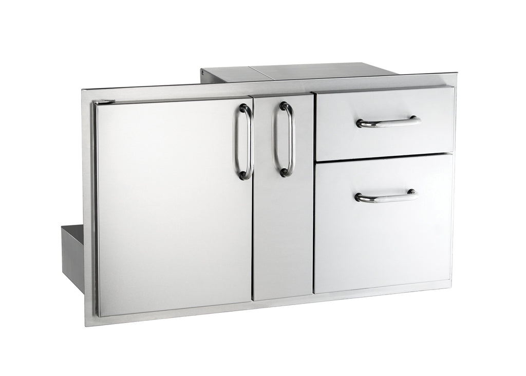 American Outdoor Grills Door with Double Drawer SSDD