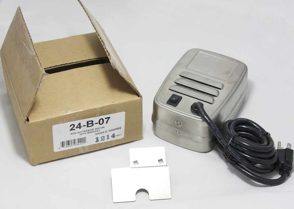 American Outdoor Grill Rotis Motor With Bracket