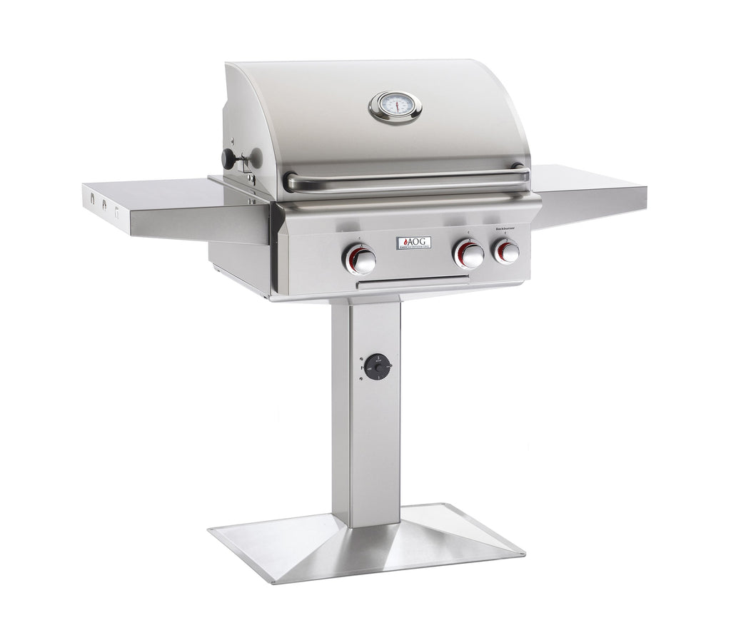 American Outdoor Grill 24" Post Model with Lights
