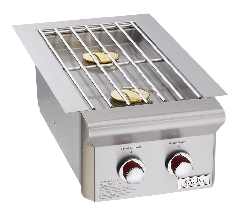 American Outdoor Grill Double Side Burner Rapid Light