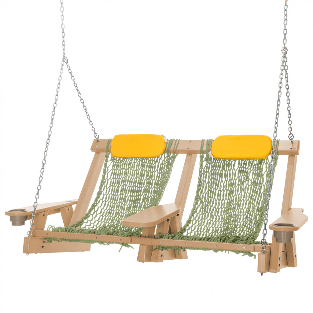 Pawleys Island Coastal Rope Double Swing