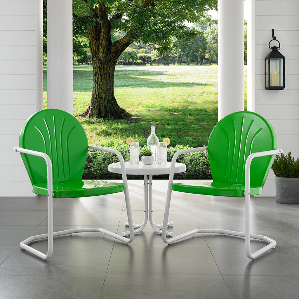 Crosley Brands Griffith 3Pc Outdoor Chat Set