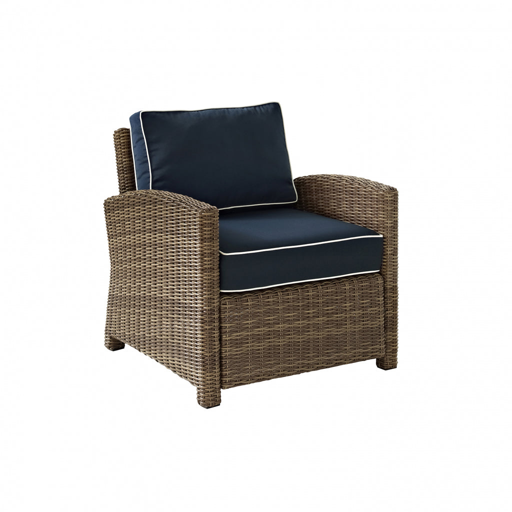 Crosley Brands Bradenton Outdoor Wicker Arm Chair