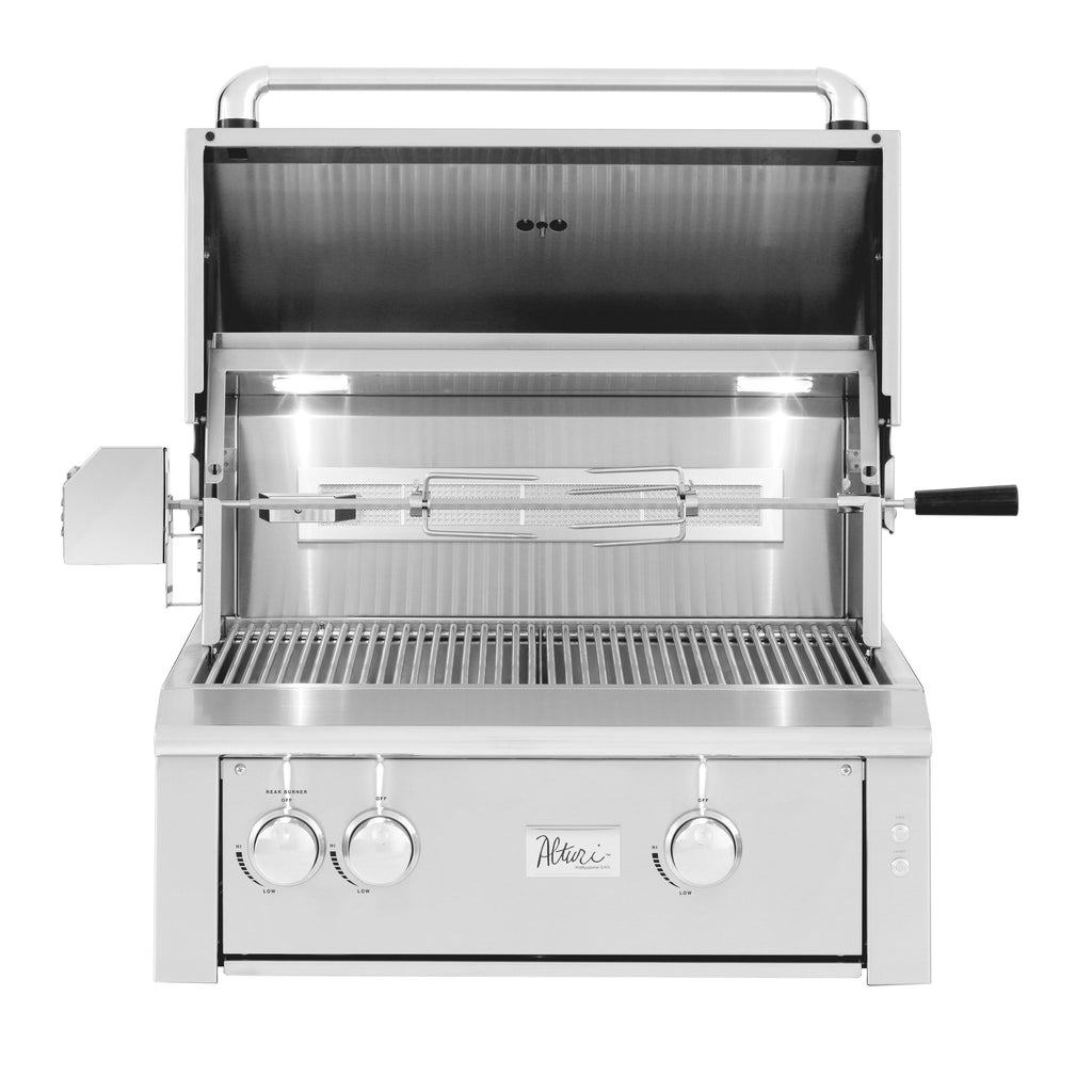 Summerset Alturi Grill, 30" Built-in with Red Brass Main Burners