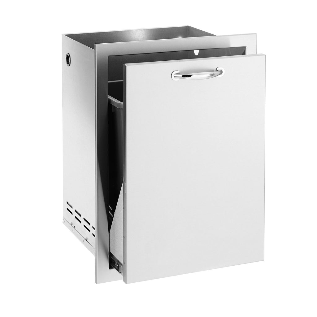 Summerset Drawer, Trash Pullout - 20" Stainless Steel