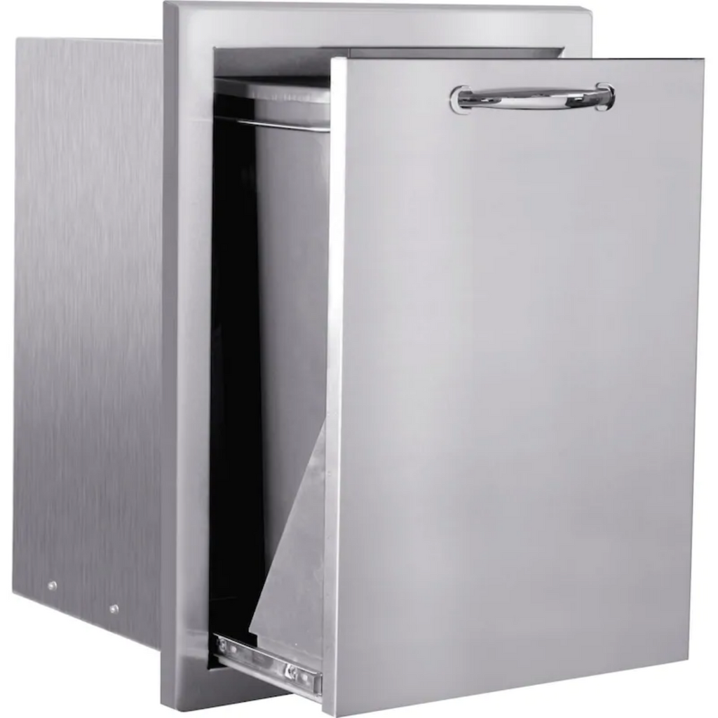 Summerset Masonry Drawer, Propane Tank or Trash - 20" Stainless Steel with Masonry Frame Return