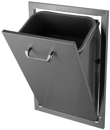Hasty Bake Stainless Steel Tilt-Out Trash Can